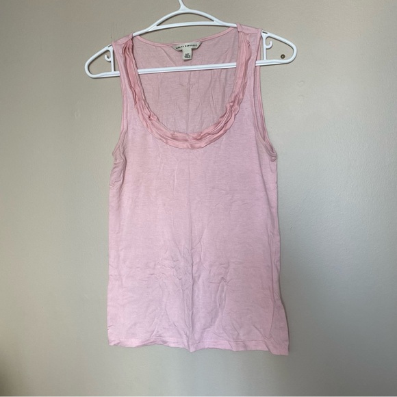 Baby pink ruffle Banana Republic tank (Size US Small) - Picture 2 of 4
